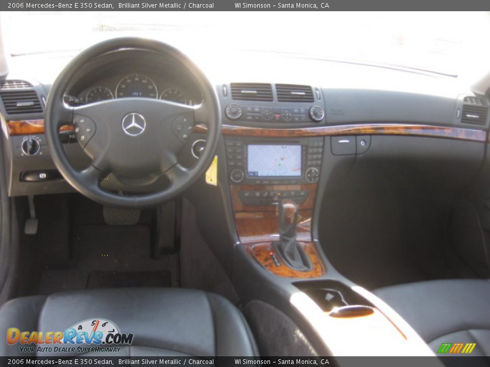2006 Mercedes-Benz E 350 Sedan Brilliant Silver Metallic / Charcoal Photo #20
