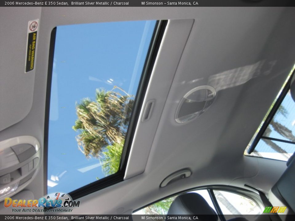 2006 Mercedes-Benz E 350 Sedan Brilliant Silver Metallic / Charcoal Photo #21