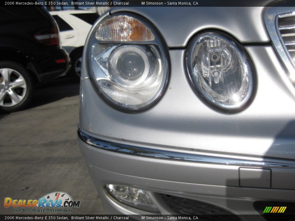 2006 Mercedes-Benz E 350 Sedan Brilliant Silver Metallic / Charcoal Photo #22