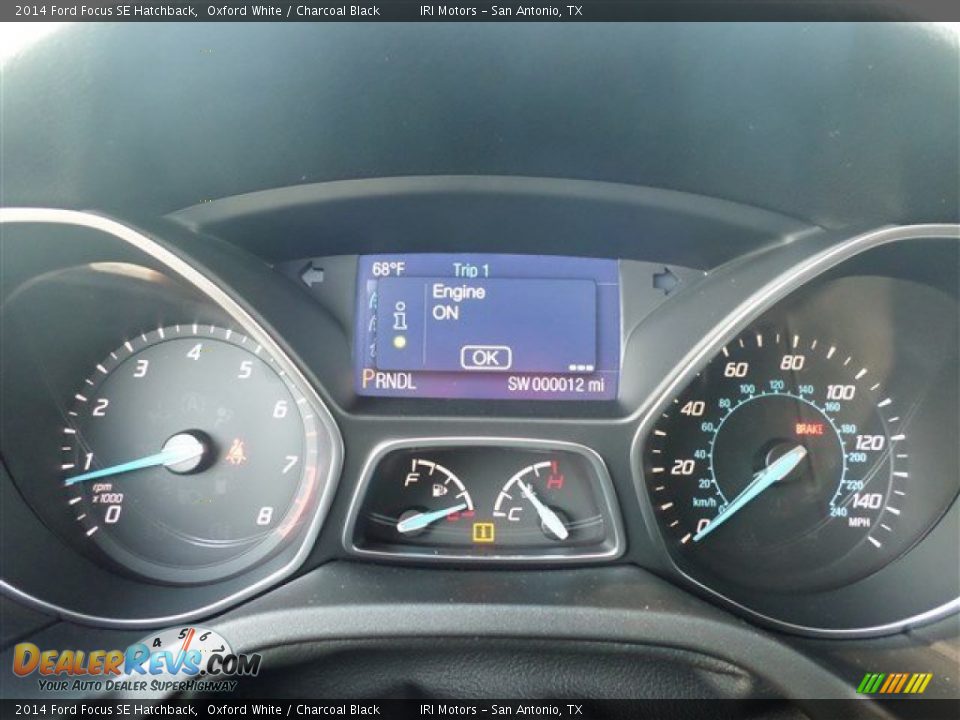2014 Ford Focus SE Hatchback Oxford White / Charcoal Black Photo #24