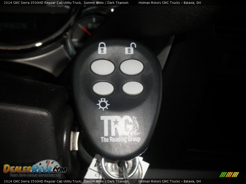 2014 GMC Sierra 3500HD Regular Cab Utility Truck Summit White / Dark Titanium Photo #7