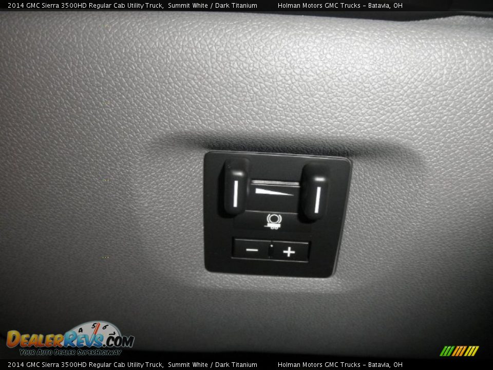 2014 GMC Sierra 3500HD Regular Cab Utility Truck Summit White / Dark Titanium Photo #10