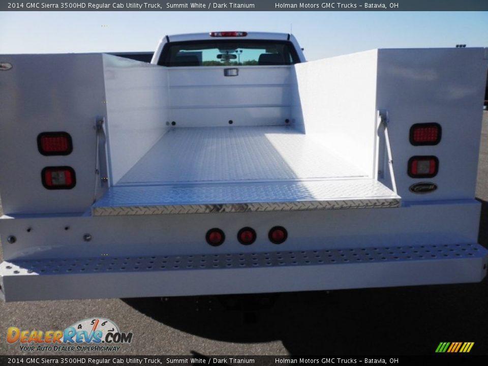 2014 GMC Sierra 3500HD Regular Cab Utility Truck Summit White / Dark Titanium Photo #18