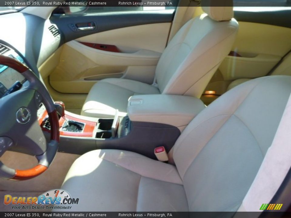 2007 Lexus ES 350 Royal Ruby Red Metallic / Cashmere Photo #4