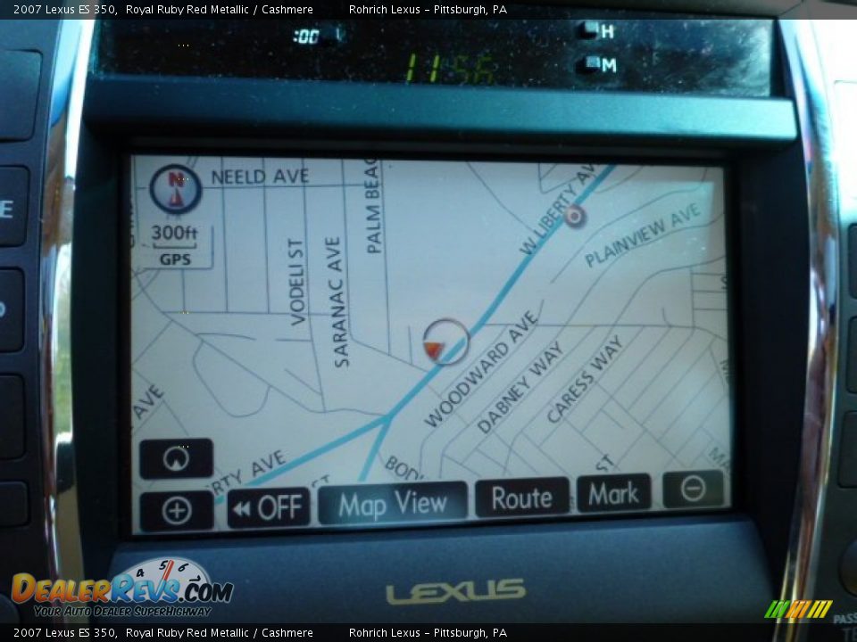 2007 Lexus ES 350 Royal Ruby Red Metallic / Cashmere Photo #7