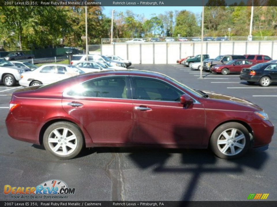 2007 Lexus ES 350 Royal Ruby Red Metallic / Cashmere Photo #12