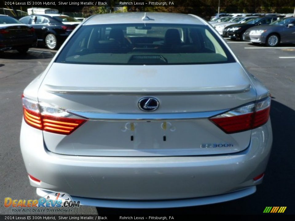 2014 Lexus ES 300h Hybrid Silver Lining Metallic / Black Photo #3