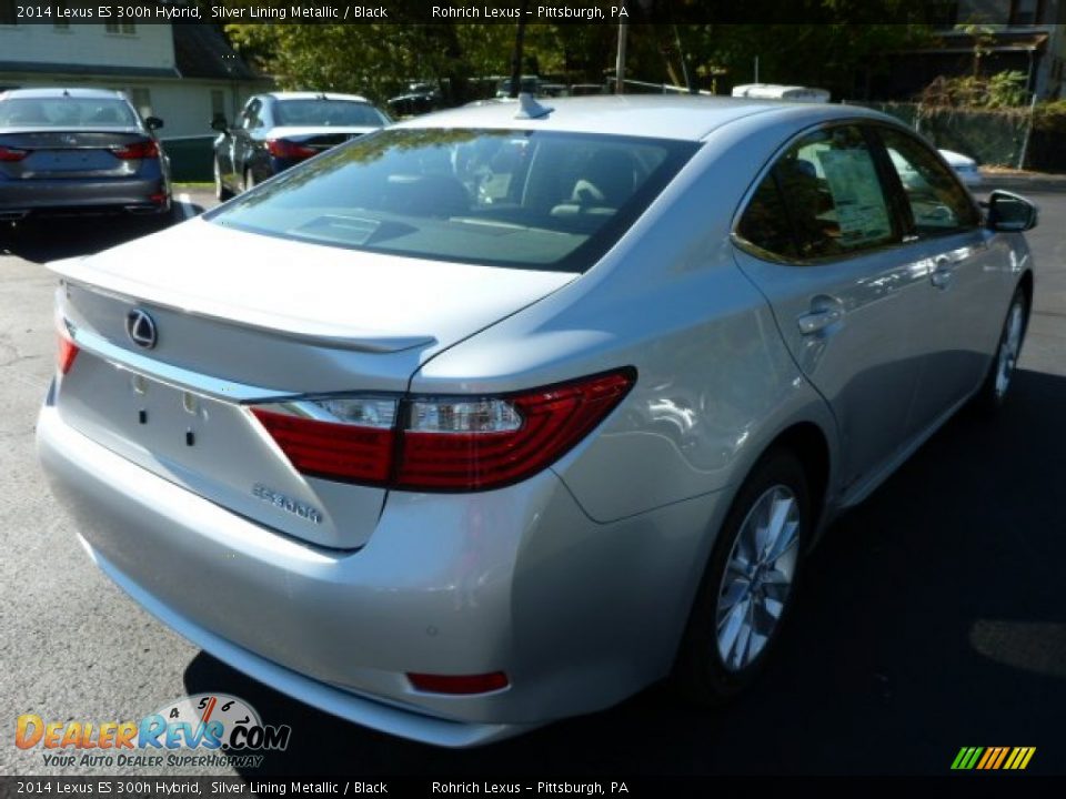 2014 Lexus ES 300h Hybrid Silver Lining Metallic / Black Photo #4
