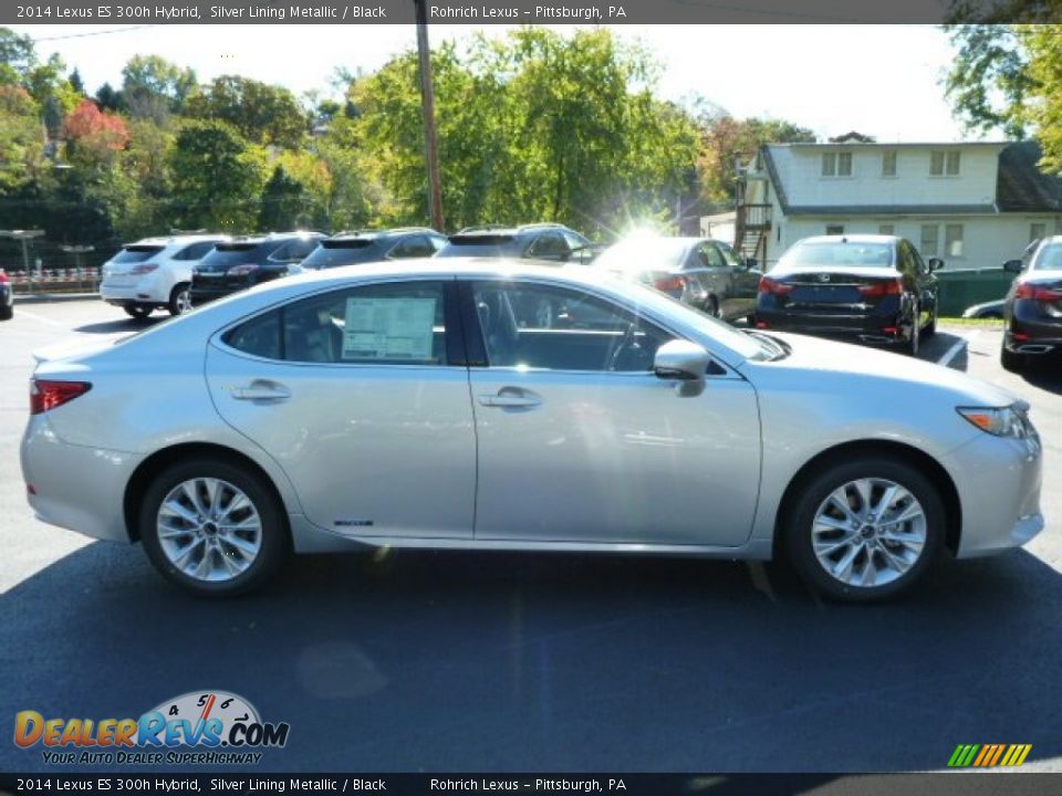 2014 Lexus ES 300h Hybrid Silver Lining Metallic / Black Photo #5