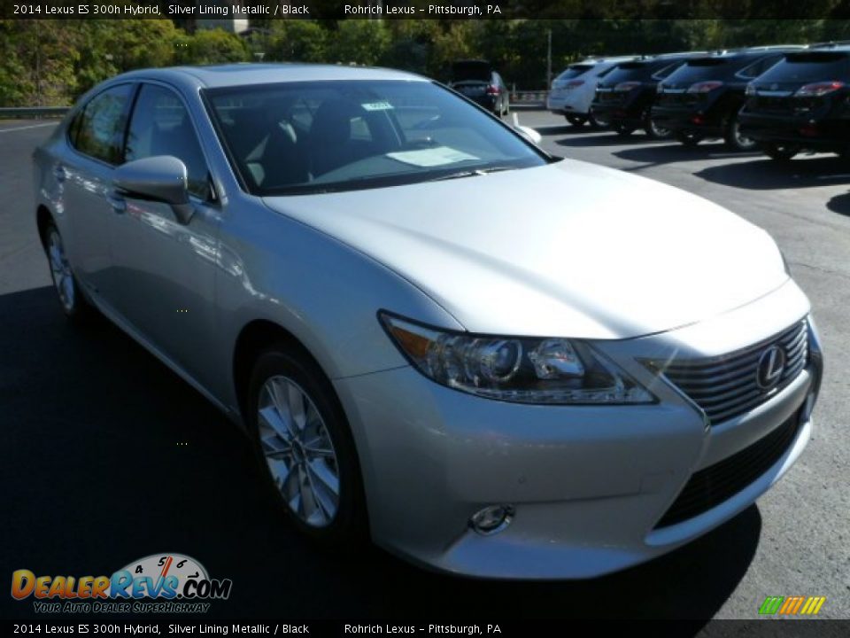 2014 Lexus ES 300h Hybrid Silver Lining Metallic / Black Photo #6