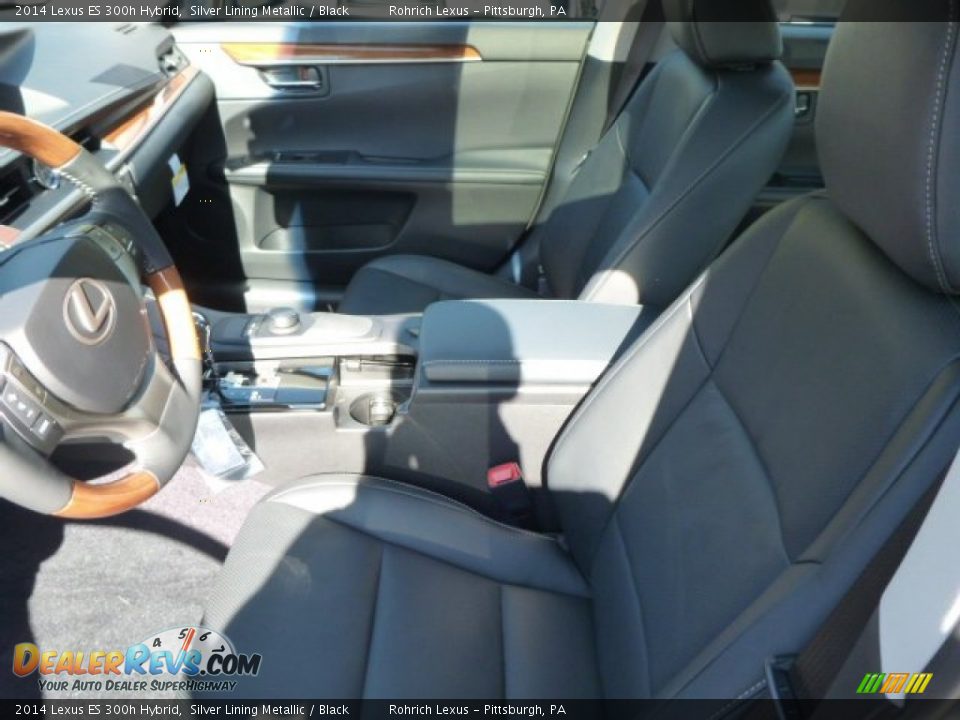 2014 Lexus ES 300h Hybrid Silver Lining Metallic / Black Photo #10