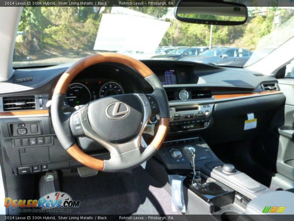 2014 Lexus ES 300h Hybrid Silver Lining Metallic / Black Photo #12