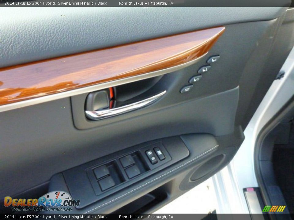 2014 Lexus ES 300h Hybrid Silver Lining Metallic / Black Photo #14
