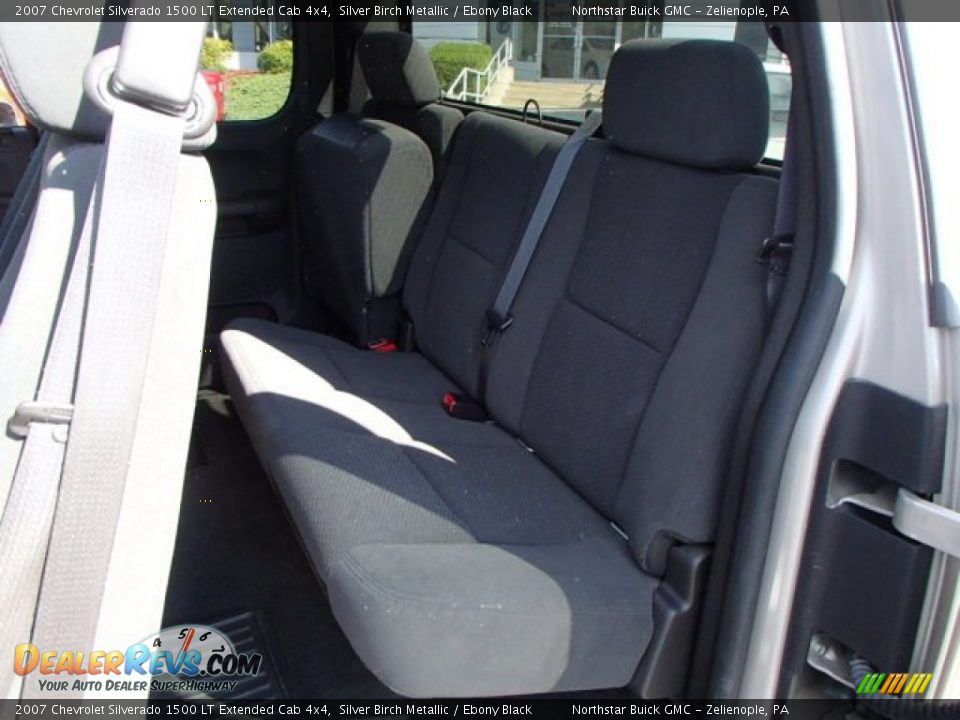2007 Chevrolet Silverado 1500 LT Extended Cab 4x4 Silver Birch Metallic / Ebony Black Photo #11
