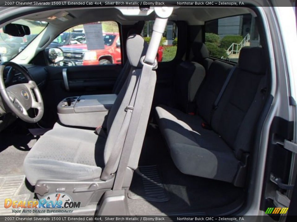 2007 Chevrolet Silverado 1500 LT Extended Cab 4x4 Silver Birch Metallic / Ebony Black Photo #12