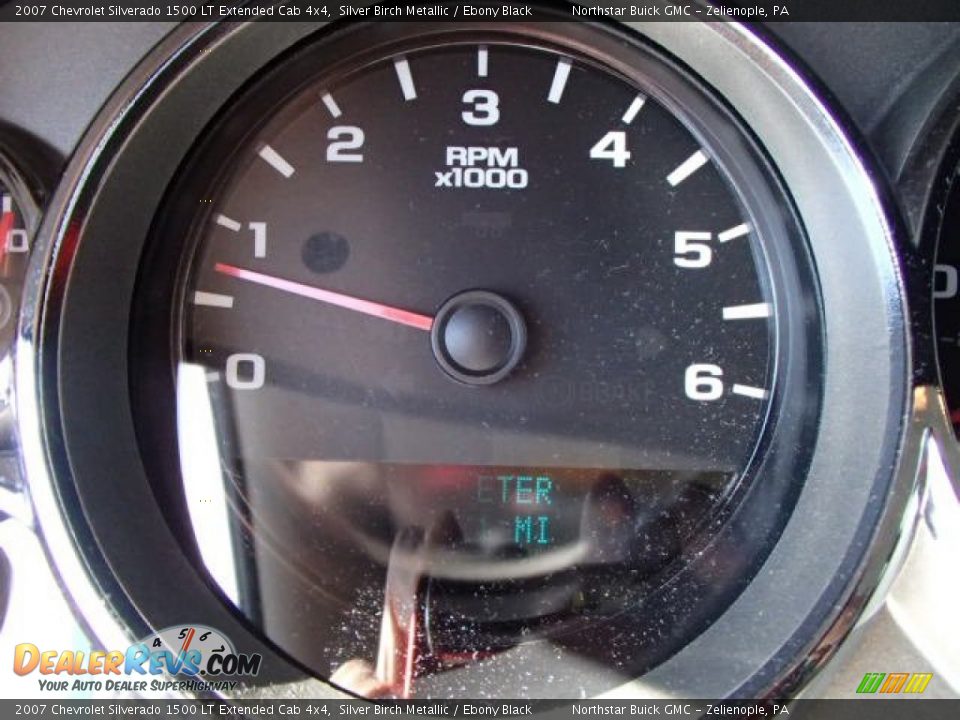 2007 Chevrolet Silverado 1500 LT Extended Cab 4x4 Silver Birch Metallic / Ebony Black Photo #19