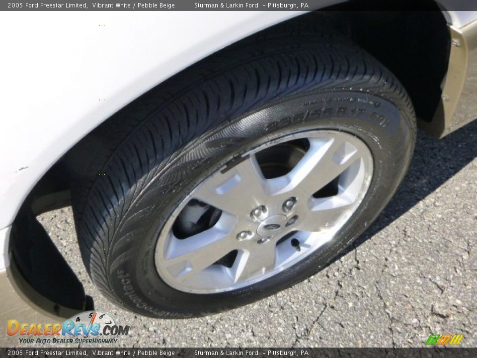 2005 Ford Freestar Limited Vibrant White / Pebble Beige Photo #7