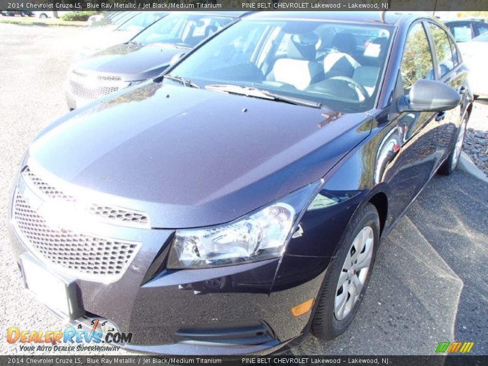 2014 Chevrolet Cruze LS Blue Ray Metallic / Jet Black/Medium Titanium Photo #1
