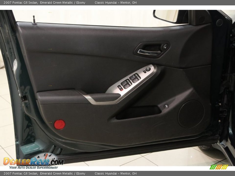 2007 Pontiac G6 Sedan Emerald Green Metallic / Ebony Photo #4