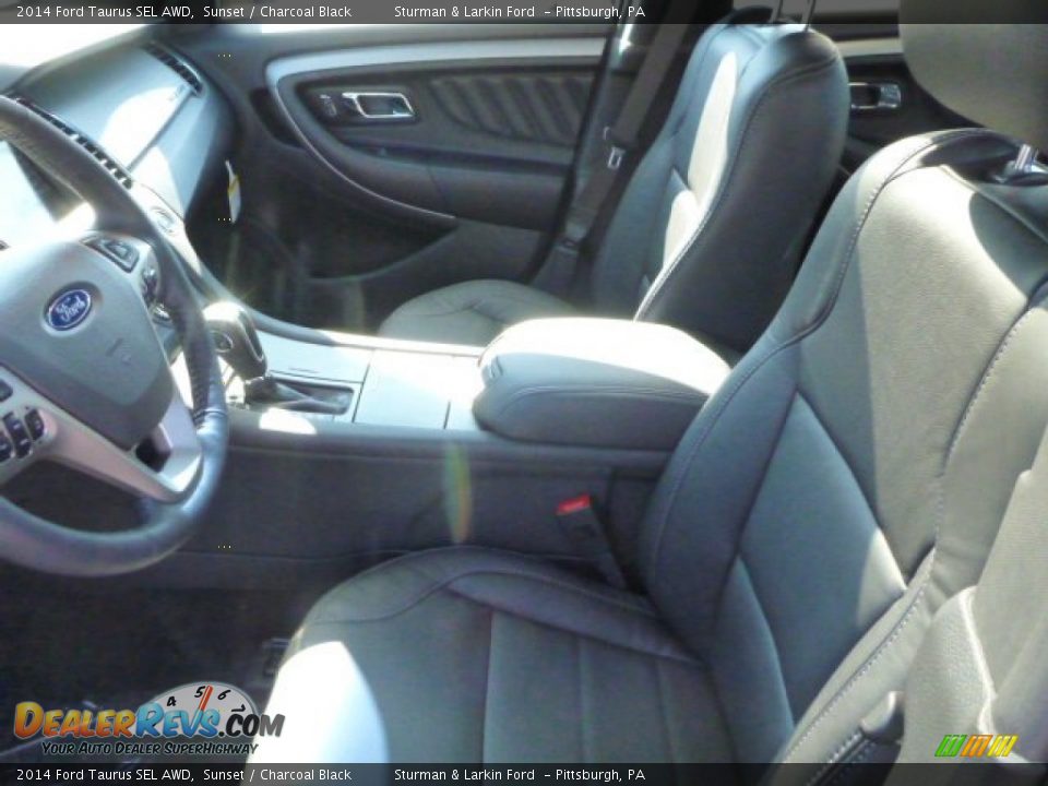 2014 Ford Taurus SEL AWD Sunset / Charcoal Black Photo #8