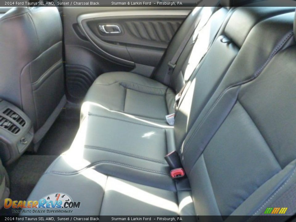 2014 Ford Taurus SEL AWD Sunset / Charcoal Black Photo #9
