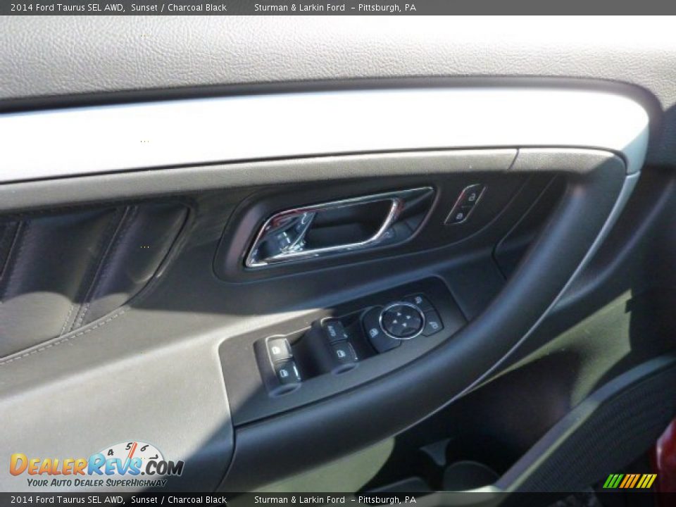 2014 Ford Taurus SEL AWD Sunset / Charcoal Black Photo #11