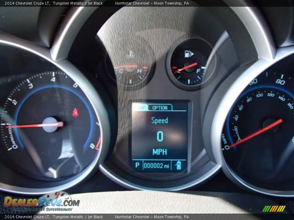 2014 Chevrolet Cruze LT Tungsten Metallic / Jet Black Photo #19