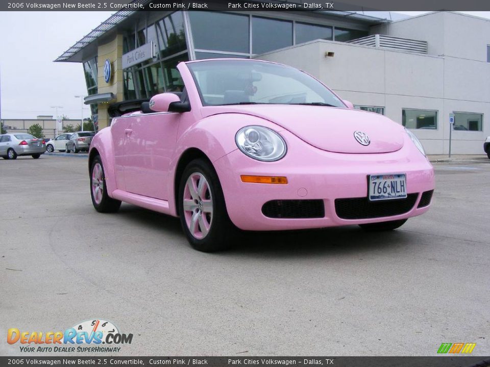 2006 Volkswagen New Beetle 2.5 Convertible Custom Pink / Black Photo #1
