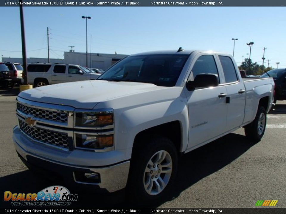 2014 Chevrolet Silverado 1500 LT Double Cab 4x4 Summit White / Jet Black Photo #1