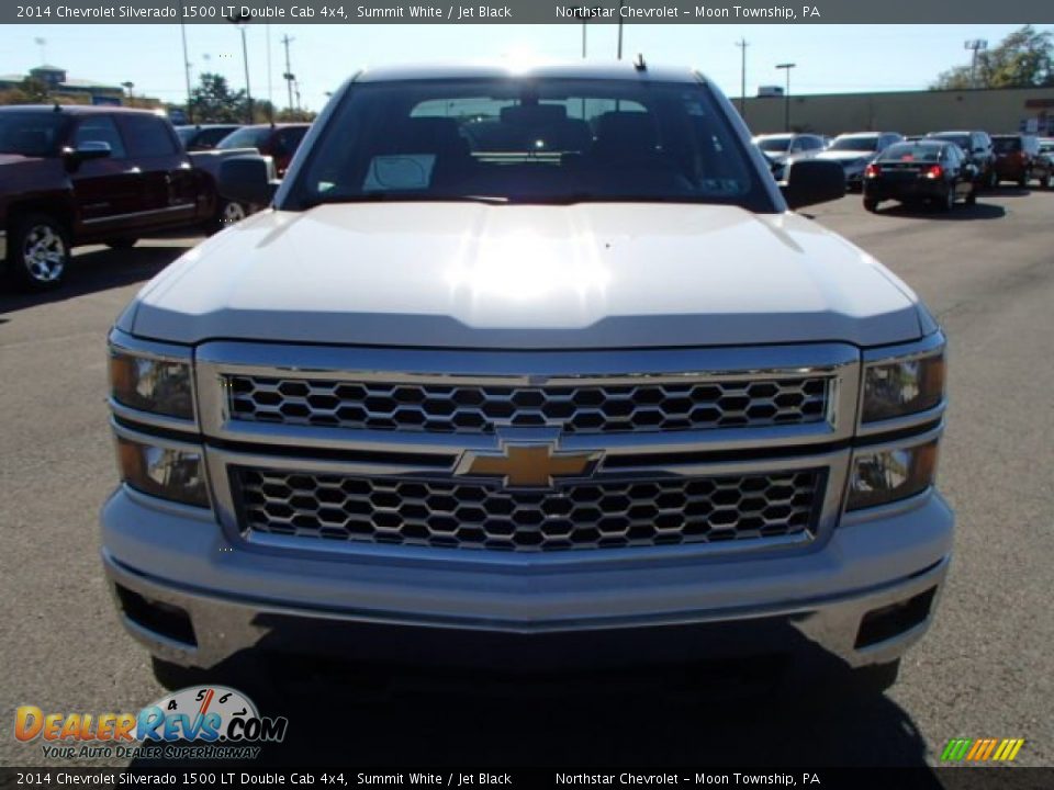 2014 Chevrolet Silverado 1500 LT Double Cab 4x4 Summit White / Jet Black Photo #2