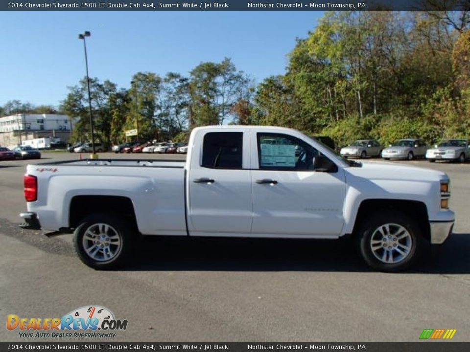 2014 Chevrolet Silverado 1500 LT Double Cab 4x4 Summit White / Jet Black Photo #4