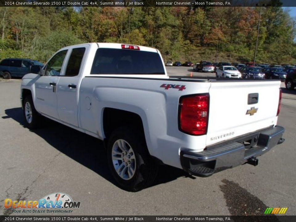 2014 Chevrolet Silverado 1500 LT Double Cab 4x4 Summit White / Jet Black Photo #7