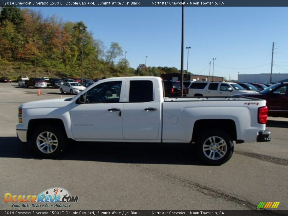 2014 Chevrolet Silverado 1500 LT Double Cab 4x4 Summit White / Jet Black Photo #8