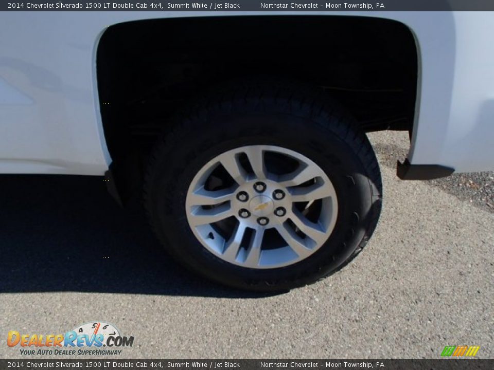2014 Chevrolet Silverado 1500 LT Double Cab 4x4 Summit White / Jet Black Photo #9