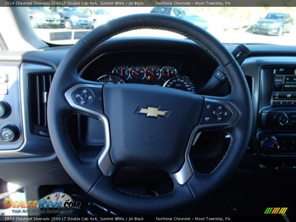 2014 Chevrolet Silverado 1500 LT Double Cab 4x4 Summit White / Jet Black Photo #18
