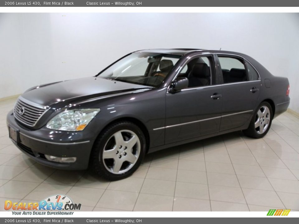 2006 Lexus LS 430 Flint Mica / Black Photo #3