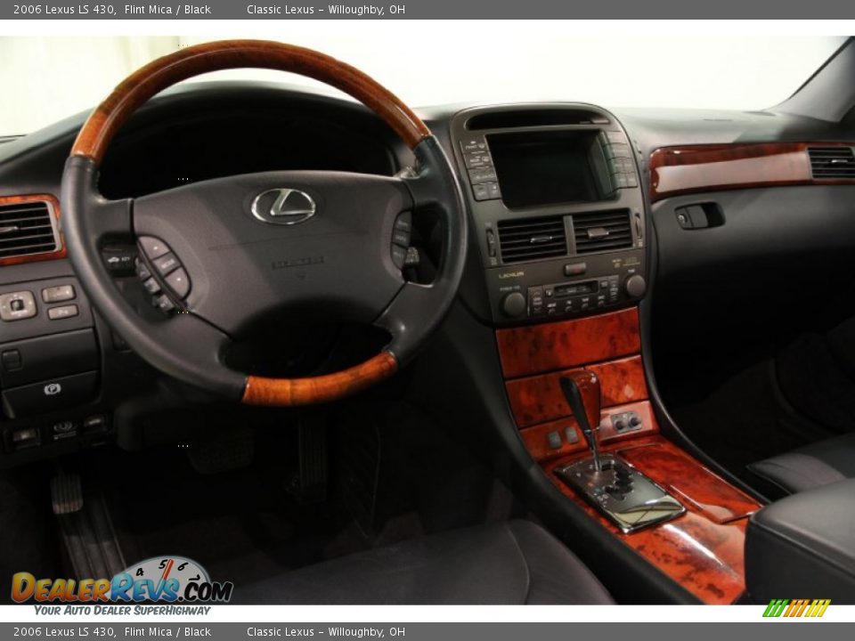 2006 Lexus LS 430 Flint Mica / Black Photo #10