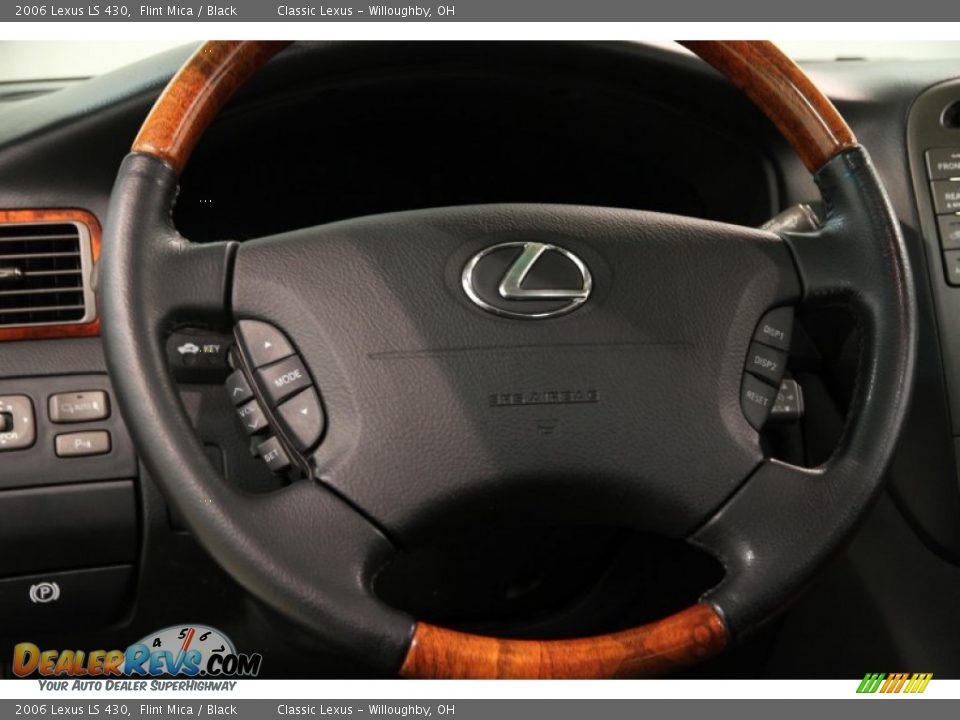 2006 Lexus LS 430 Flint Mica / Black Photo #11