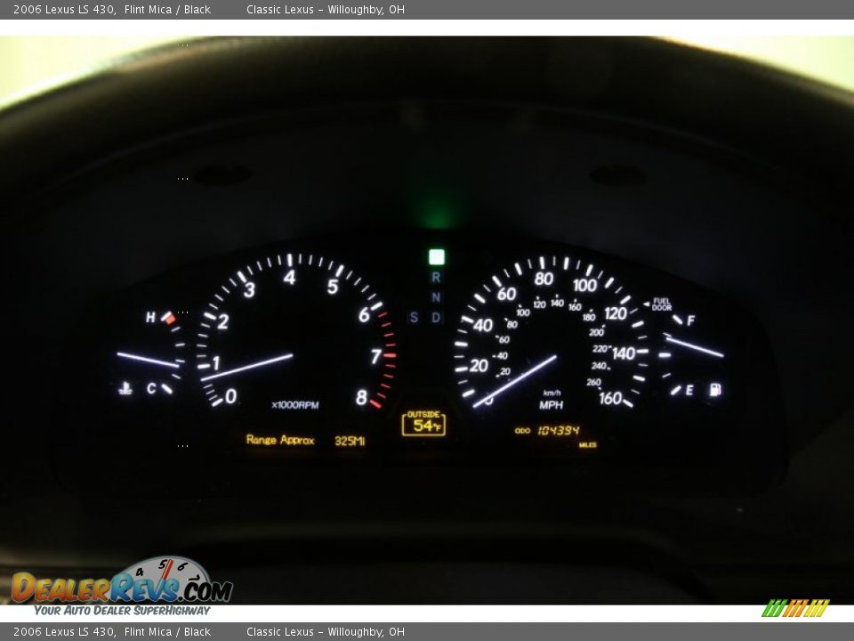 2006 Lexus LS 430 Flint Mica / Black Photo #12