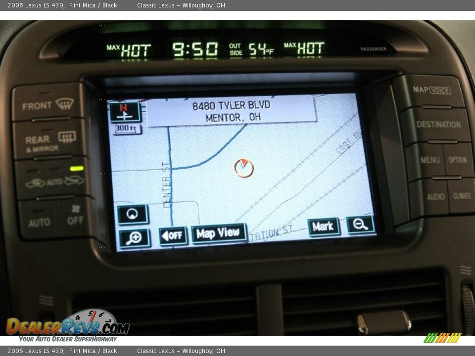 2006 Lexus LS 430 Flint Mica / Black Photo #14