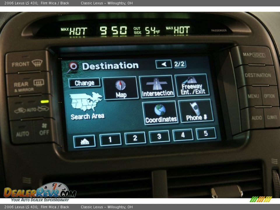 2006 Lexus LS 430 Flint Mica / Black Photo #16