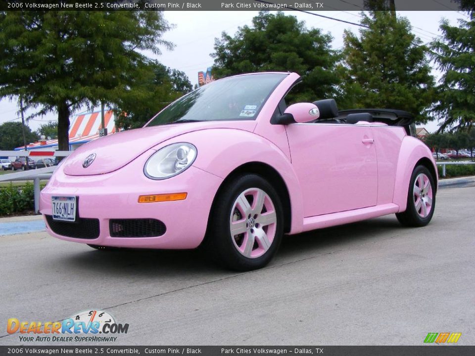 2006 Volkswagen New Beetle 2.5 Convertible Custom Pink / Black Photo #3