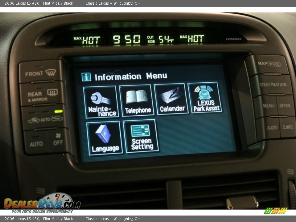 2006 Lexus LS 430 Flint Mica / Black Photo #19