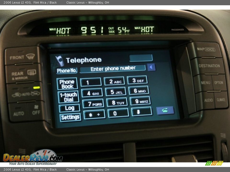 2006 Lexus LS 430 Flint Mica / Black Photo #21