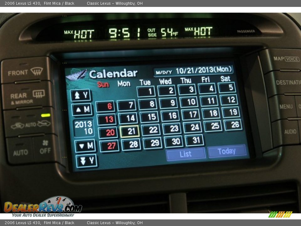 2006 Lexus LS 430 Flint Mica / Black Photo #22