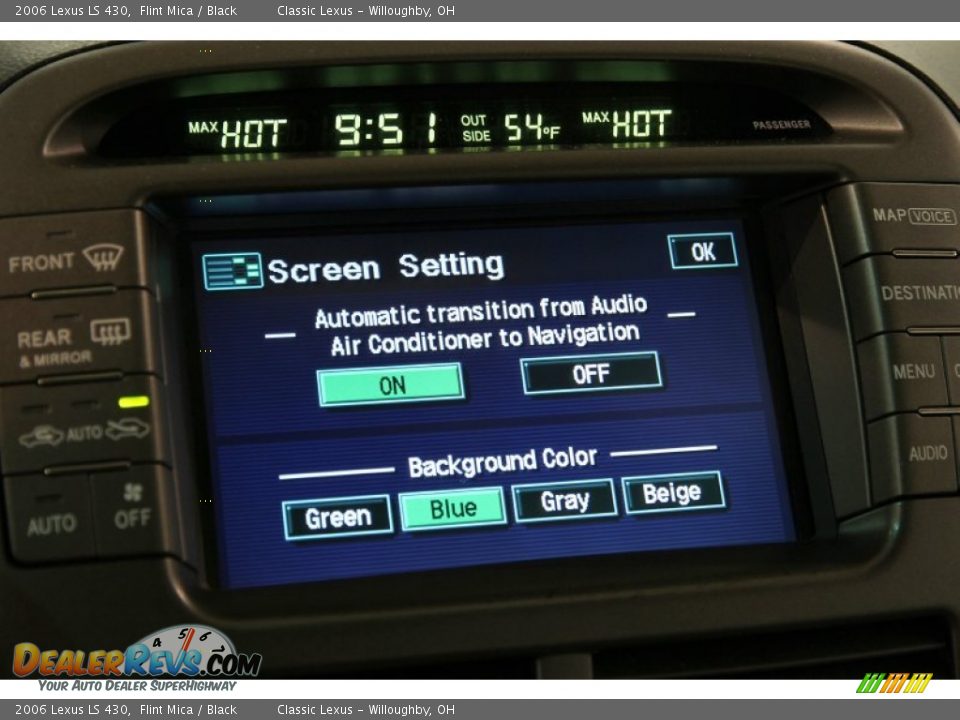 2006 Lexus LS 430 Flint Mica / Black Photo #24