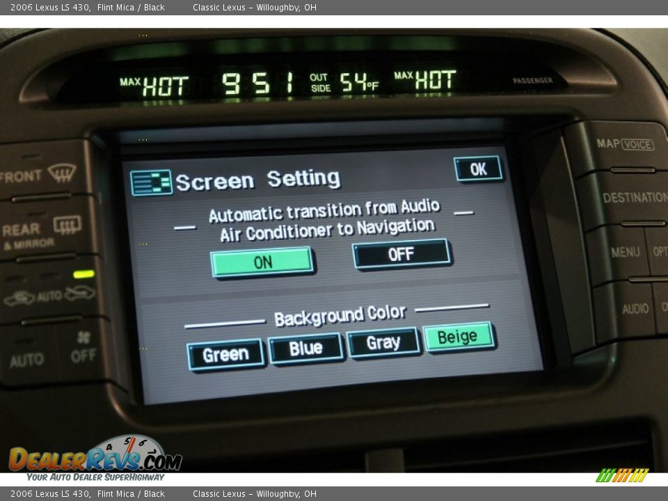 2006 Lexus LS 430 Flint Mica / Black Photo #26