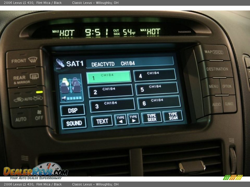 2006 Lexus LS 430 Flint Mica / Black Photo #28