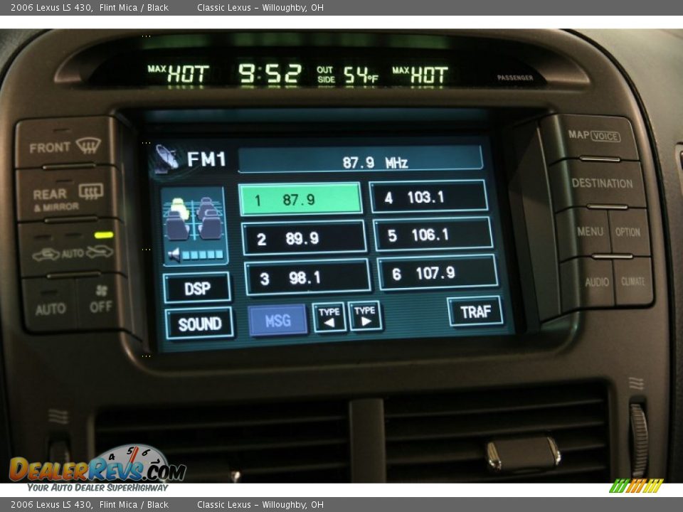 2006 Lexus LS 430 Flint Mica / Black Photo #30