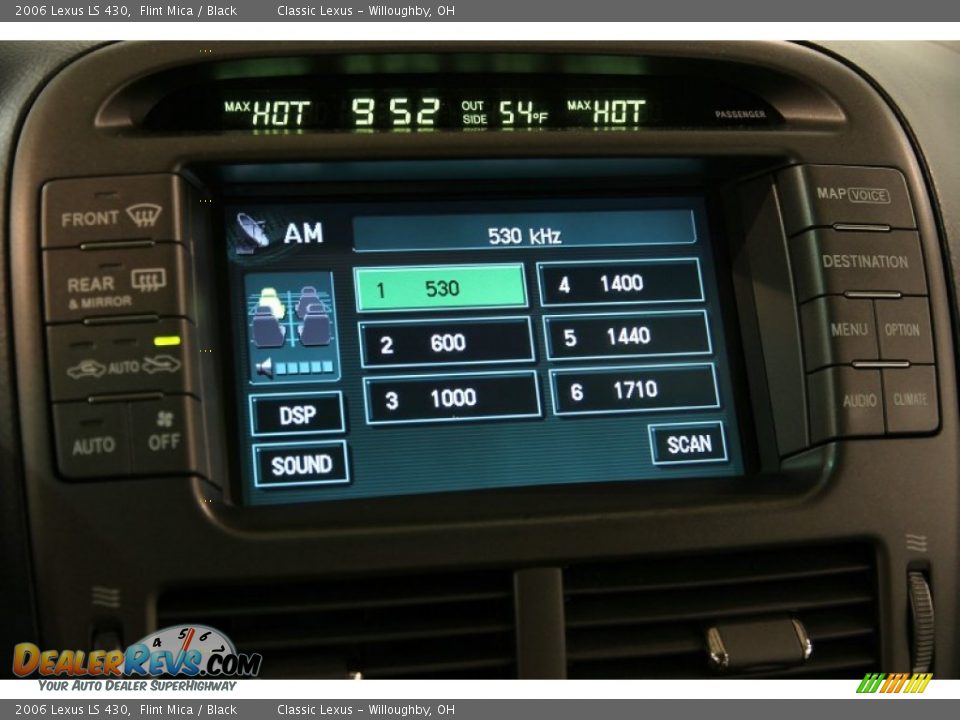 2006 Lexus LS 430 Flint Mica / Black Photo #31